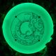 Eurodisc 100% ORGANIC SuperGlow Zelené Frisbee